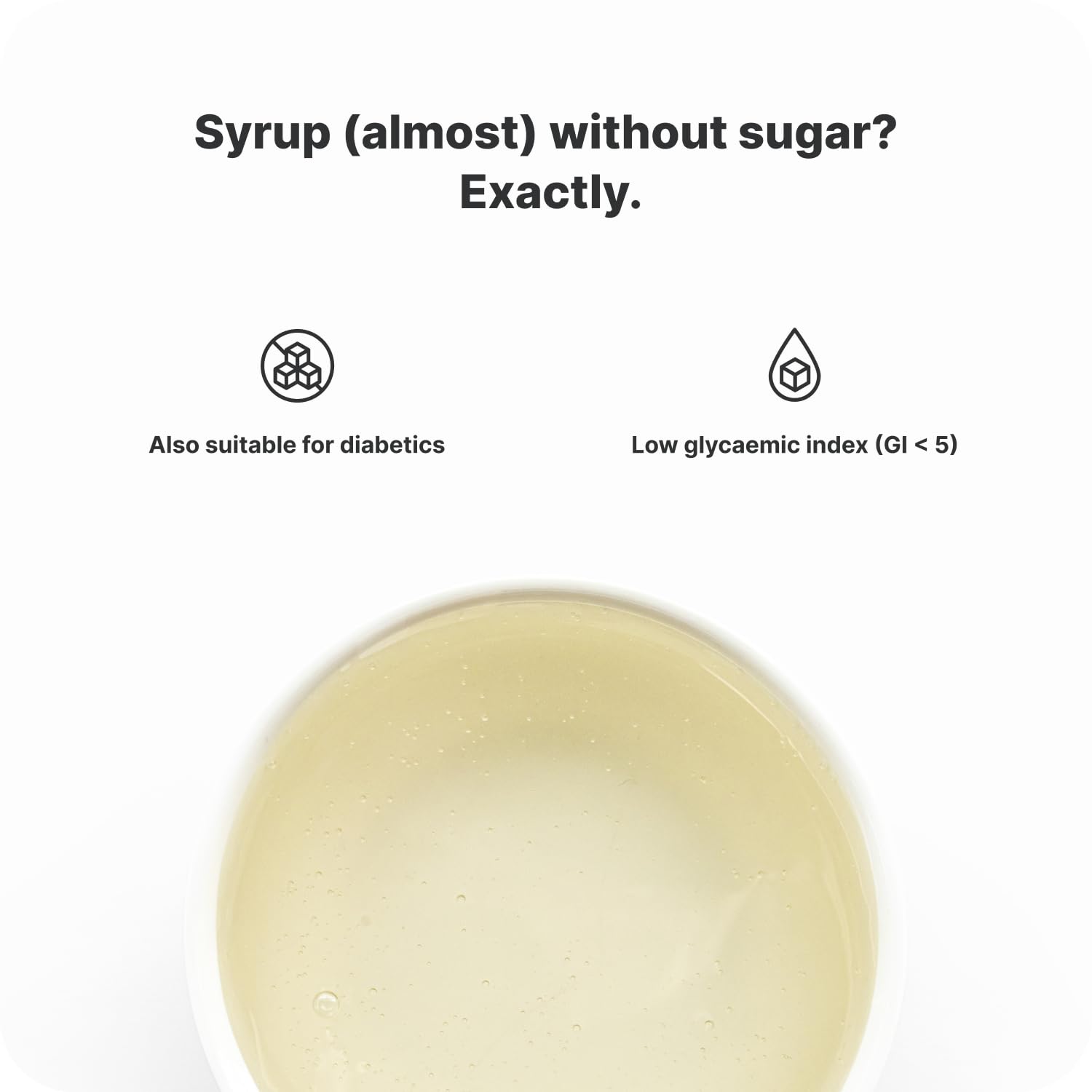 Vilgain Chicory Syrup | Natural Sweetener with 69% Prebiotic Fiber | Low Sugar | Diabetic Friendly