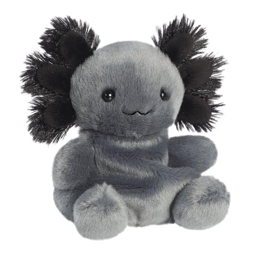 AURORA Palm Pals Onyx Axolotl Stuffed Toy - 13cm Grey Soft Toy | Eco-Friendly Fill 2