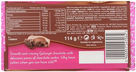 Galaxy Cookie Crumble Milk Chocolate Bar - Movie Night Snack, Chocolate Gift [Blu-ray] 3