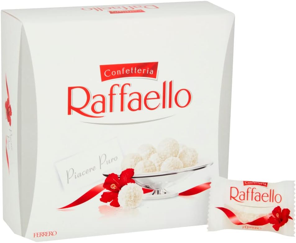 Ferrero Raffaello Pralines, White Chocolate Coconut Almond Confectionery, 400g 6