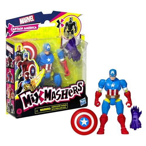 Marvel Captain America MixMashers Action Figure - Mix & Match Super Hero Toy for Kids 13