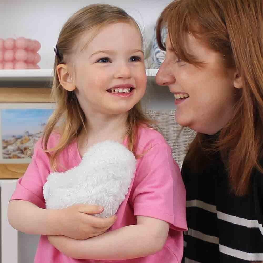 Curlimals Perry Polar Bear Arctic Glow Teddy Bear - Interactive Light-Up Plush Toy for Kids 12