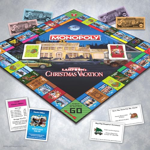 USAOPOLY Monopoly National Lampoon's Christmas Vacation Board Game 11