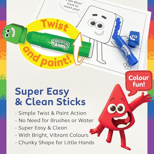 Colour Blocks Stamp & Paint Fun Pack - Arts and Crafts for Kids with Stickers and Activity Book 6