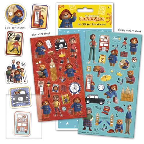 Paper Projects The Adventures of Paddington - Paddington Bear Assorted Sticker Pack 8