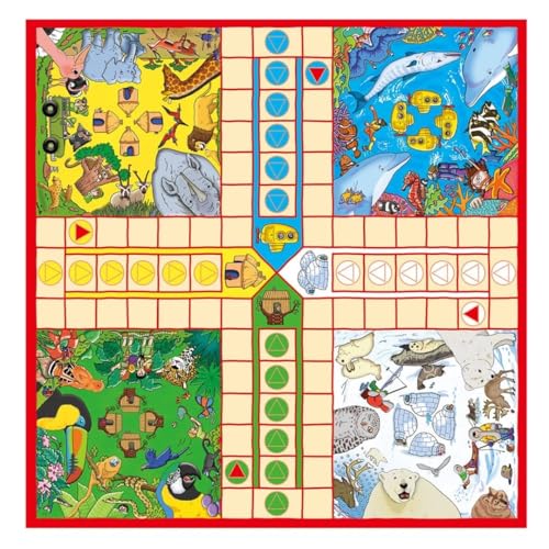 Galt Snakes & Ladders and Ludo Classic Board Game Set for Kids 9