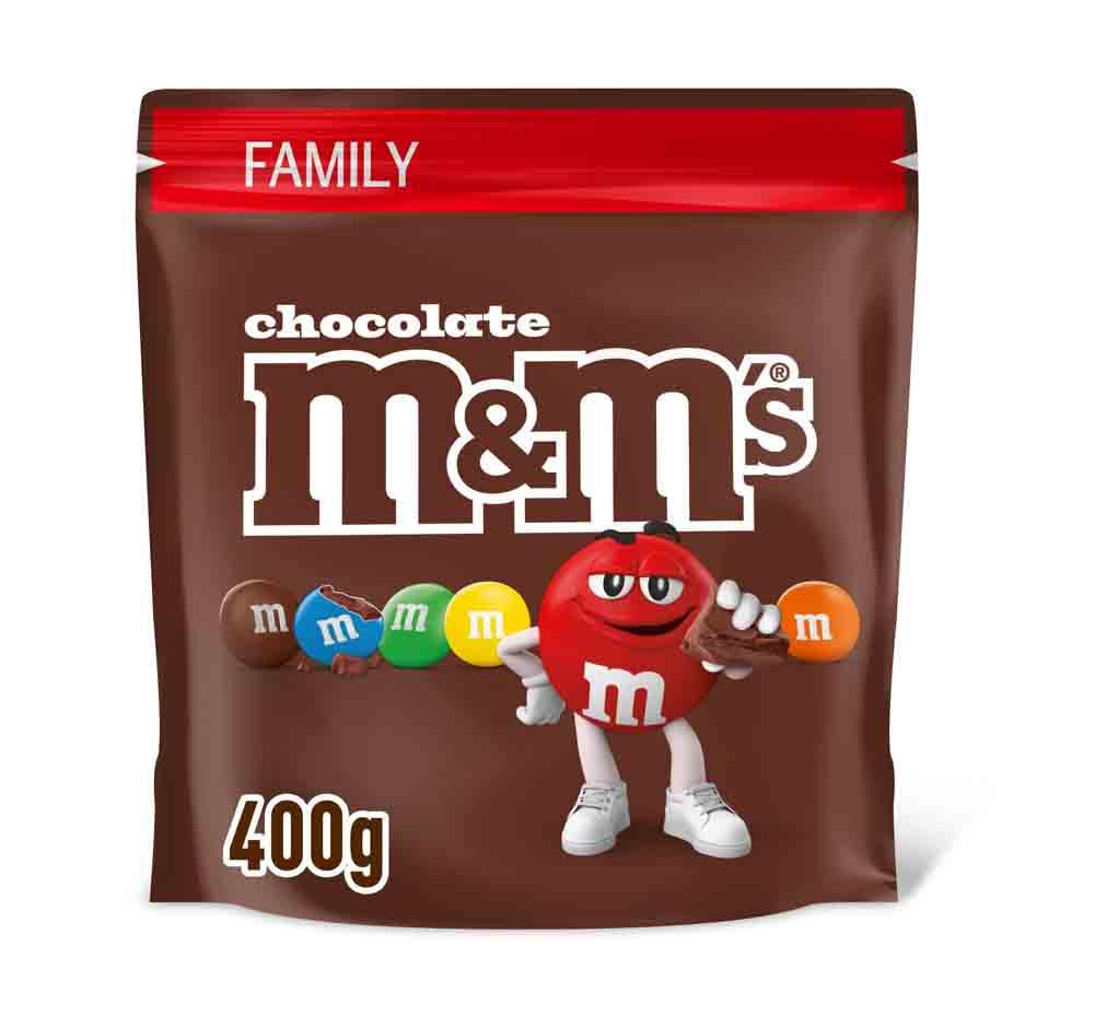 M&M's Chocolate Pouch 400g - Perfect Movie Night Snack