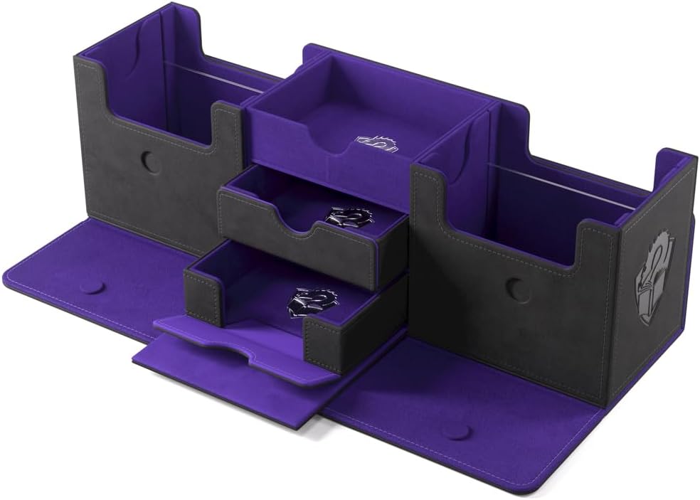 Gamegenic The Academic 266+ XL Deck Box Black/Purple 3