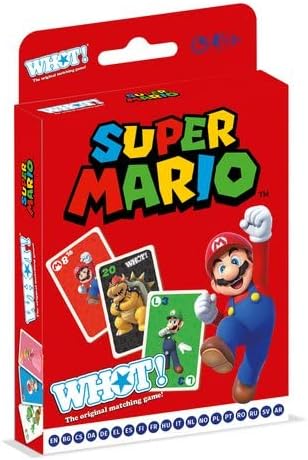 Super Mario WHOT! Card Game - Nintendo Switch Family Card Game for Ages 6+