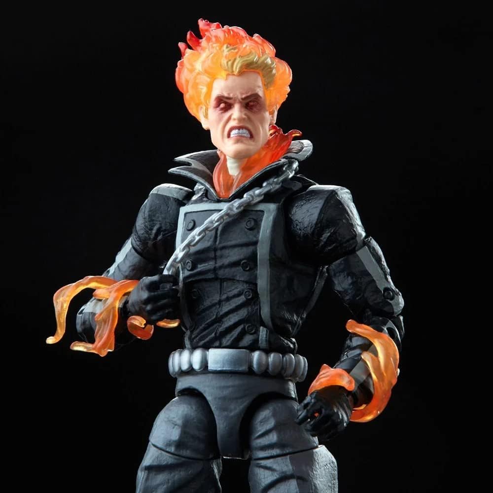 Hasbro Marvel Legends Series 6-inch Ghost Rider Collectible Action Figure with 6 Accessories