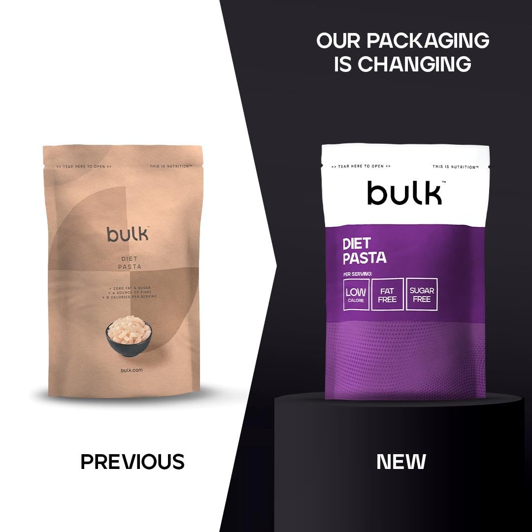 Bulk Konjac Pasta, Low-Calorie Glucomannan Noodles, 200g Pack of 6, Gluten-Free, Vegan