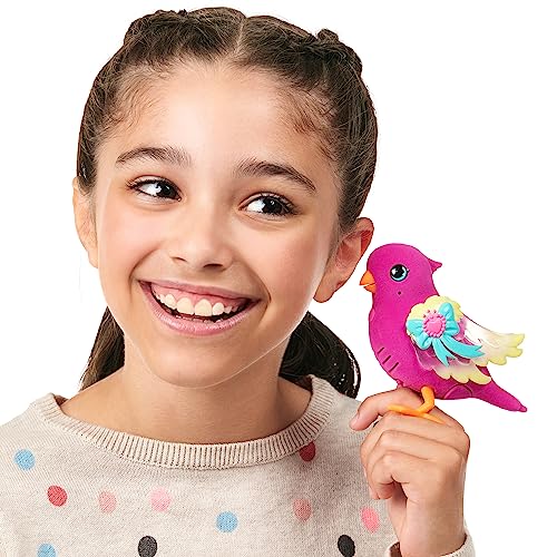 Little Live Pets Lil' Bird & Bird Cage: Tiara Twinkles - Interactive Electronic Singing Bird with Light-Up Wings (Ages 5-12) 6
