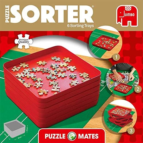 Jumbo Puzzle Mates Sorting Tray - 6-Pack Puzzle Accessory for Organizing Jigsaw Pieces 3