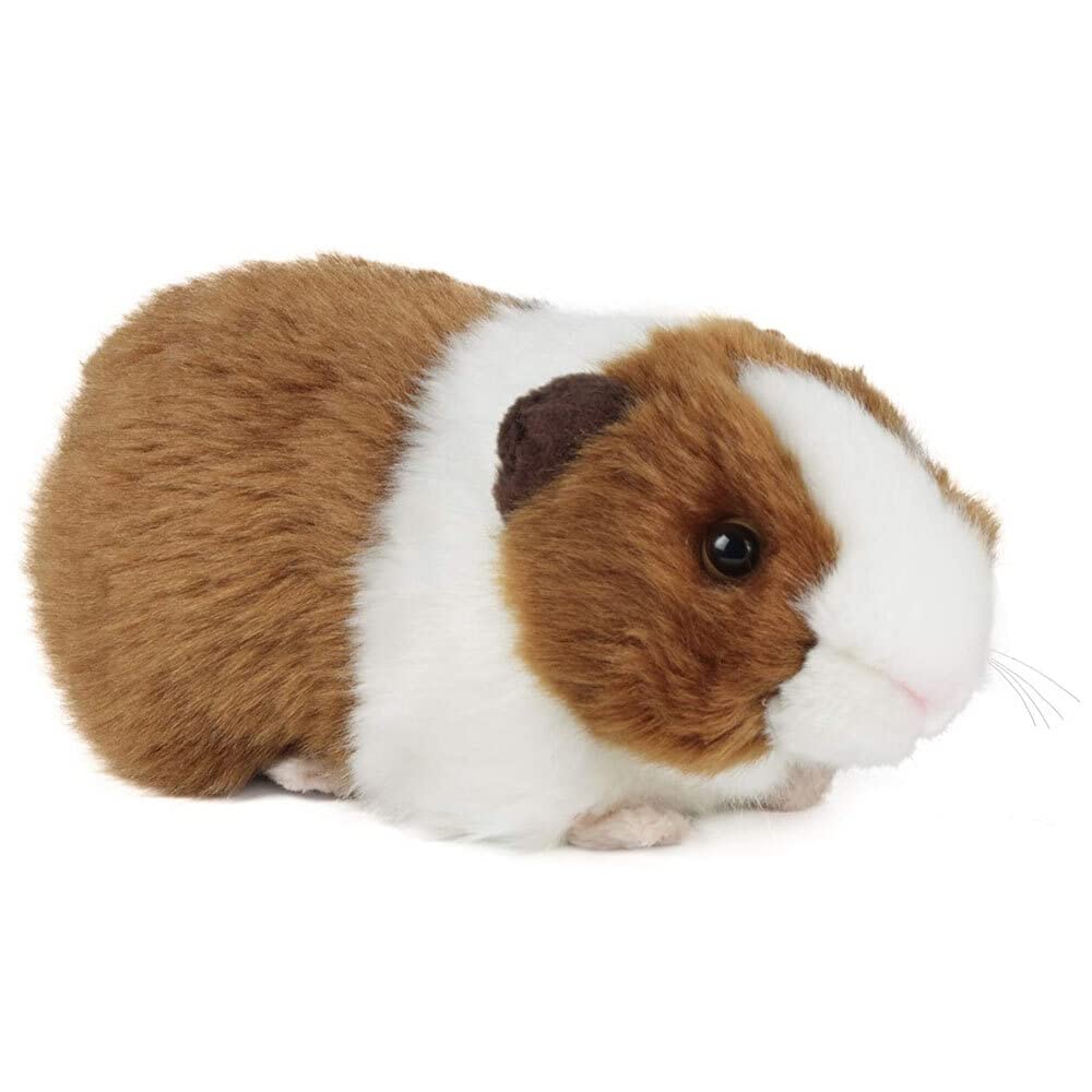 Living Nature Soft Toy - Plush Guinea Pig with Sound, 20cm, Brown 1