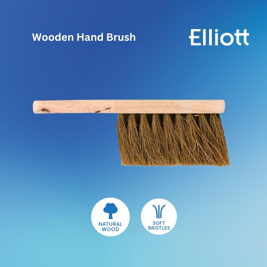 Elliott - Wooden Hand Brush with Soft Coconut Fibre 5