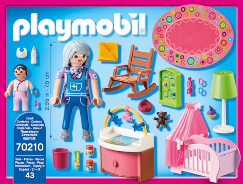 Playmobil 70210 Dollhouse Nursery Playset - For Children Ages 4+ 11