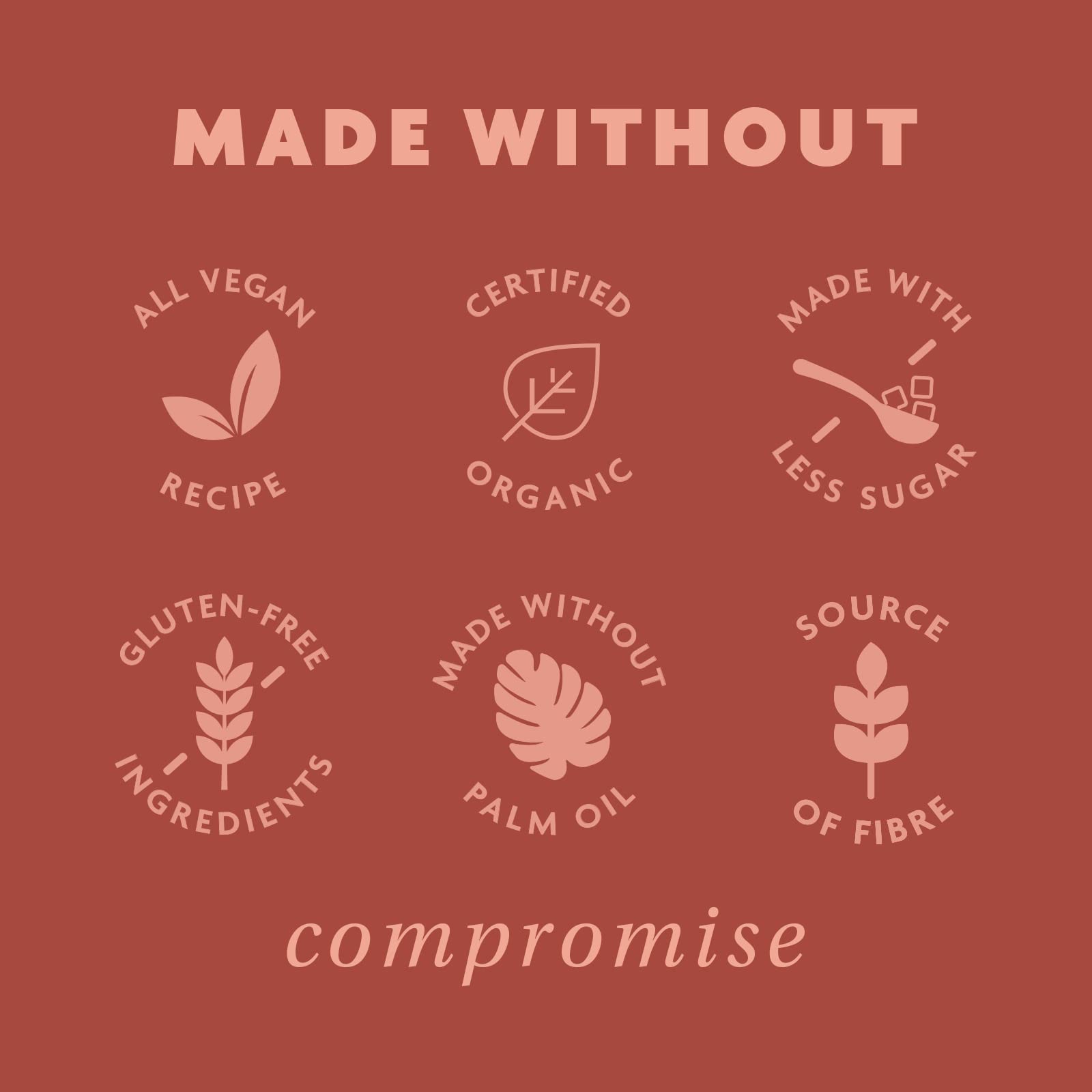 Rhythm 108 Swiss Vegan Hazelnut Praline Bar with Dark Chocolate 15 x 33g