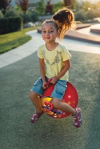 LEXIBOOK Spider-Man Electronic Inflatable Hopper Ball 45cm BG040SP 6