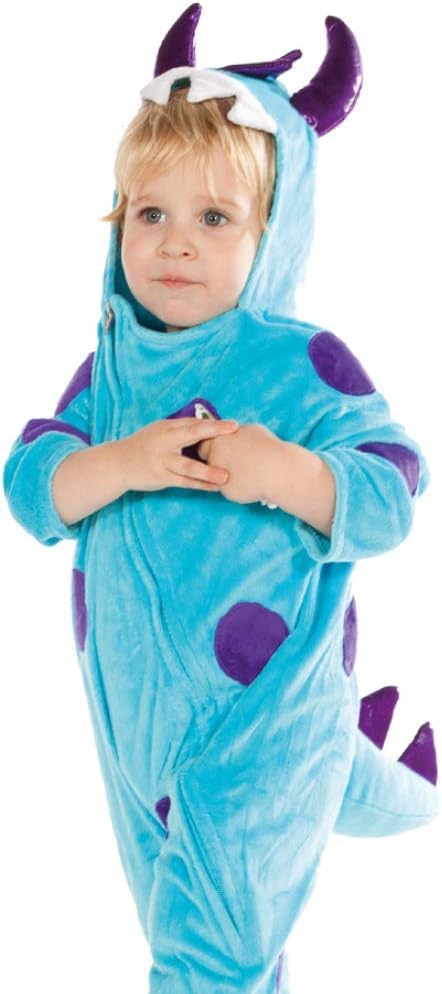 PRETEND TO BEE Dinosaur Monster Onesie - Blue and Purple Fancy Dress Costume for Kids 11