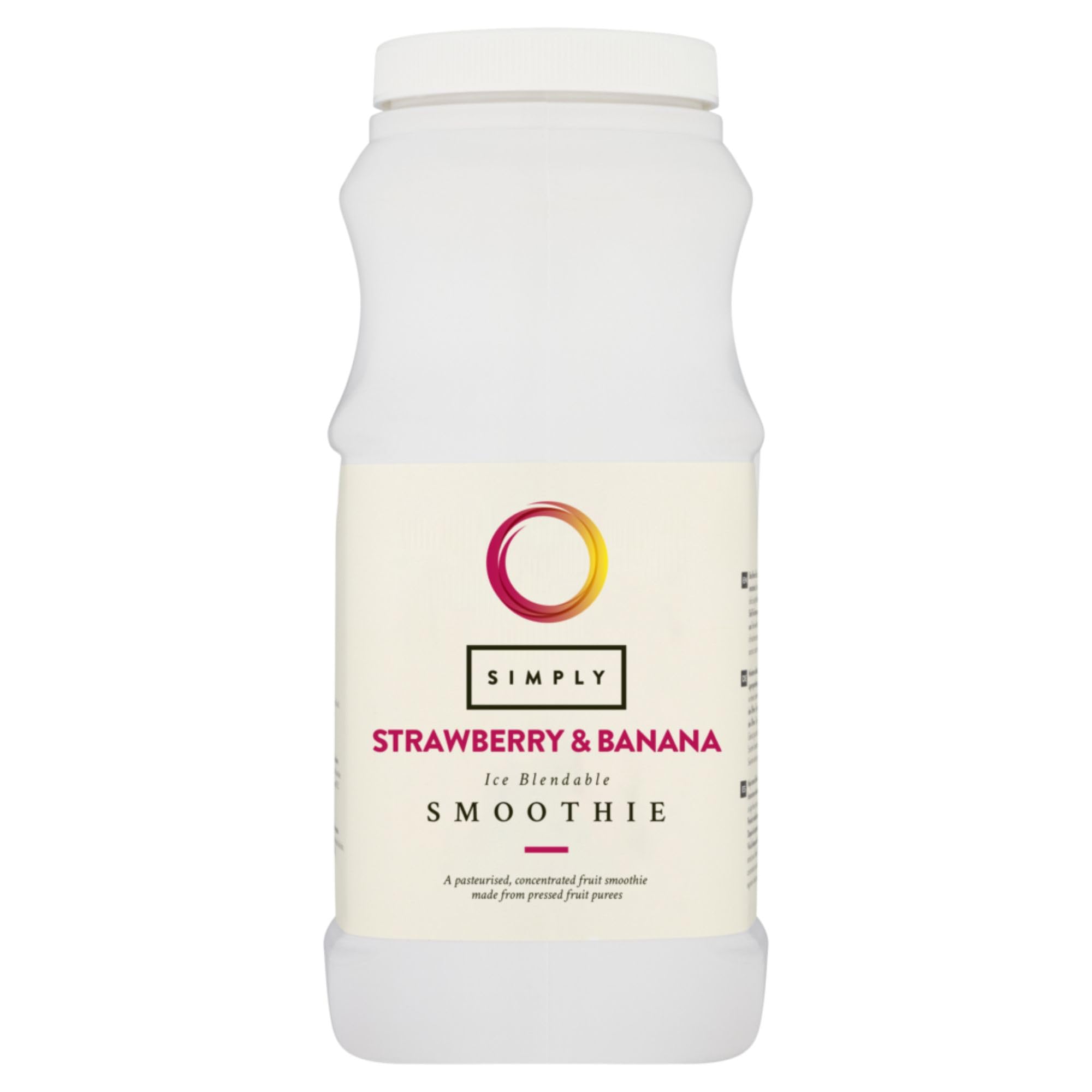 Simply Strawberry and Banana Smoothie Concentrate - Vegan, Gluten-Free | 1L 1