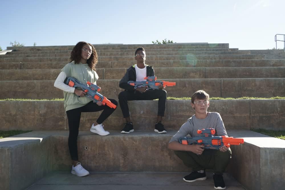 Nerf Elite 2.0 Eaglepoint RD-8 Blaster - 8-Dart Drum, Detachable Scope, 16 Darts, Bolt Action 10