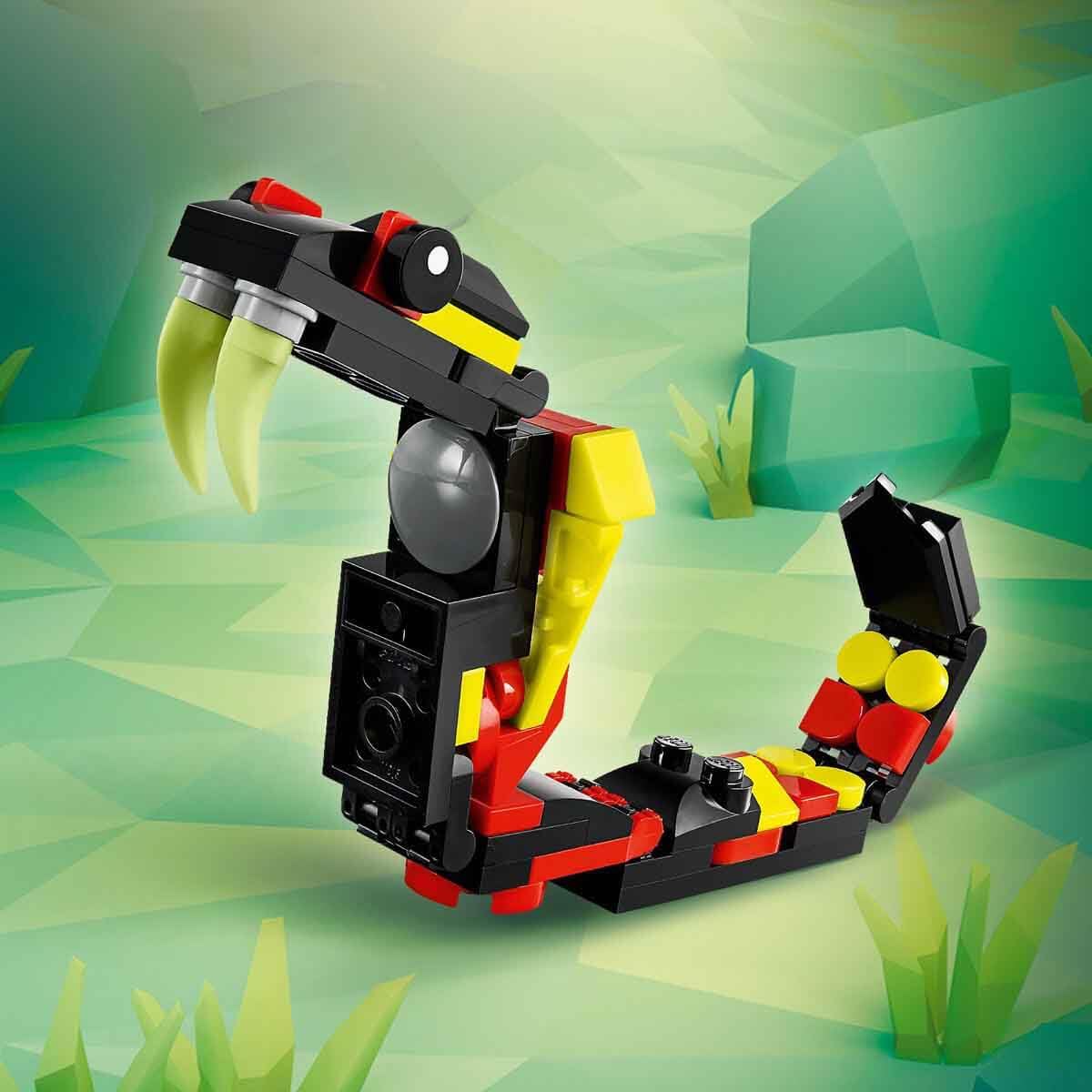 LEGO Creator 3in1 Wild Animals: Surprising Spider Toy - 153-Piece Building Set for Ages 7+ 3