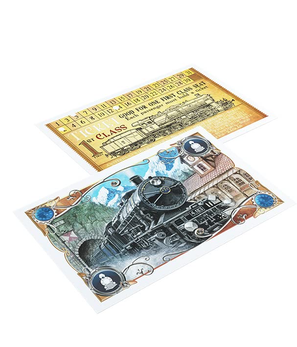Gamegenic GGS15003ML Ticket to Ride Europe Art Sleeves - 168 Count Premium Card Protection 3