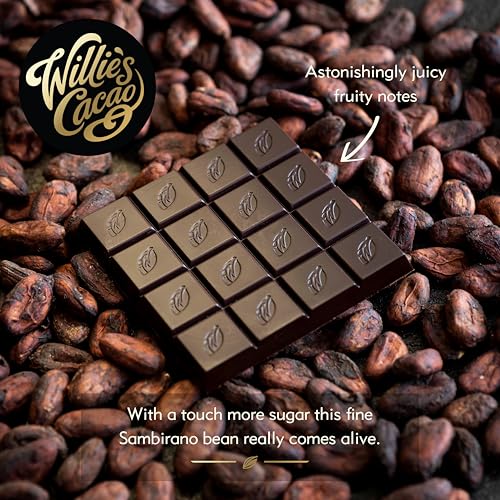 Willie's Cacao - Sambirano 55% Dark Chocolate Bar - 50g - Juicy Fruity Note 7