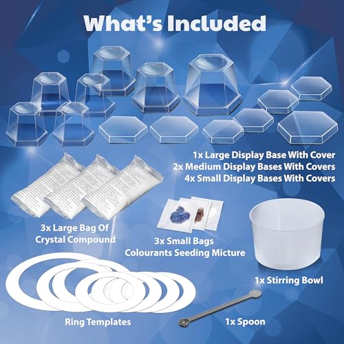 4M Crystal Growing Experimental Kit - Science & Chemistry Kit for Kids 14+ 12
