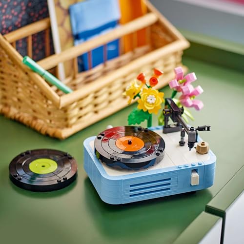 LEGO Creator 3in1 Record Player with Flowers Building Set - Rebuilds into Radio or Microphone, 366 Pieces 4