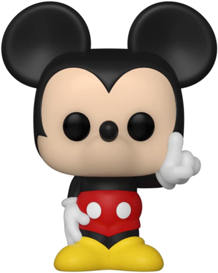 Funko Bitty POP! Disney - Mickey Mouse, Minnie Mouse (Pink Dress), Pluto & Mystery Figure Vinyl Set 5