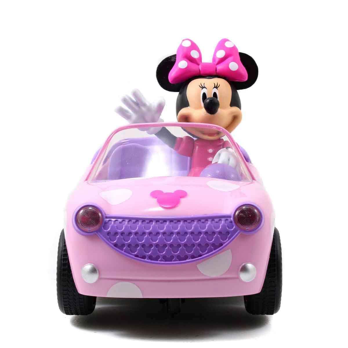 Simba Minnie Mouse Remote Control Roadster - Pink 1:24 Scale Vehicle for Kids 4