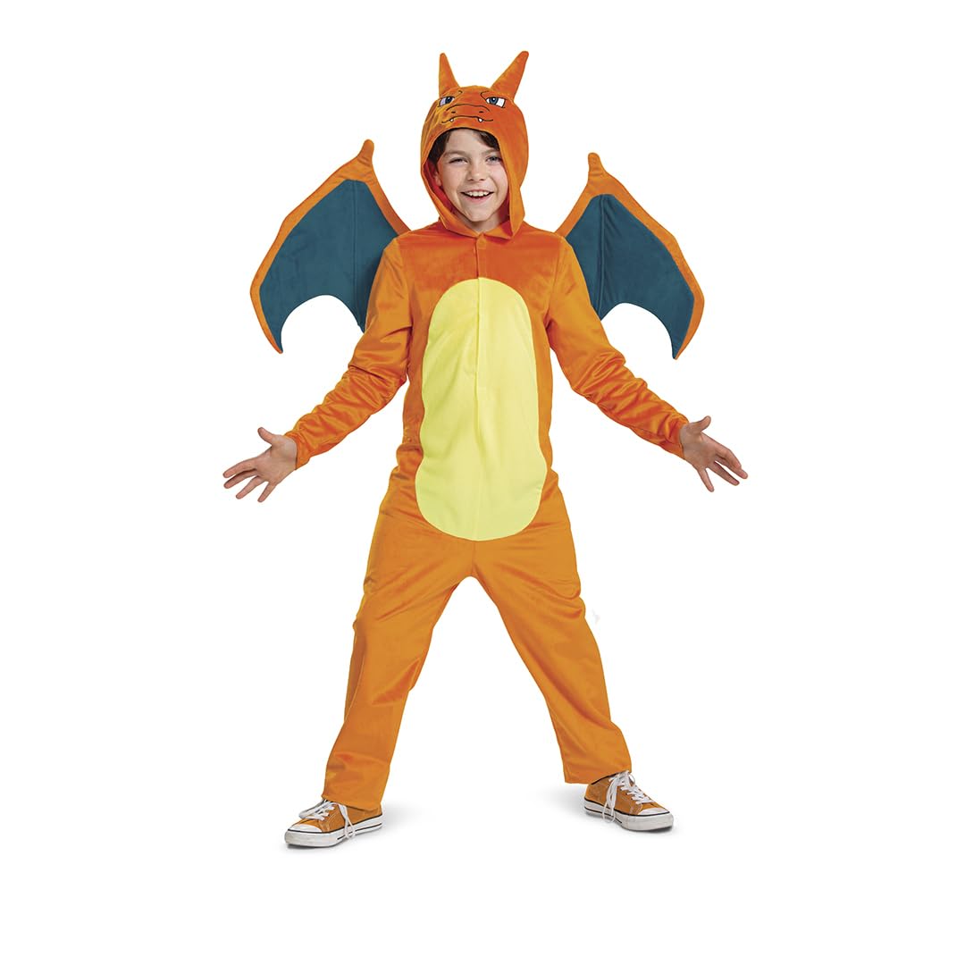 Disguise Pokémon Charizard Jumpsuit Fancy Dress for Kids - Officially Licensed, One Size