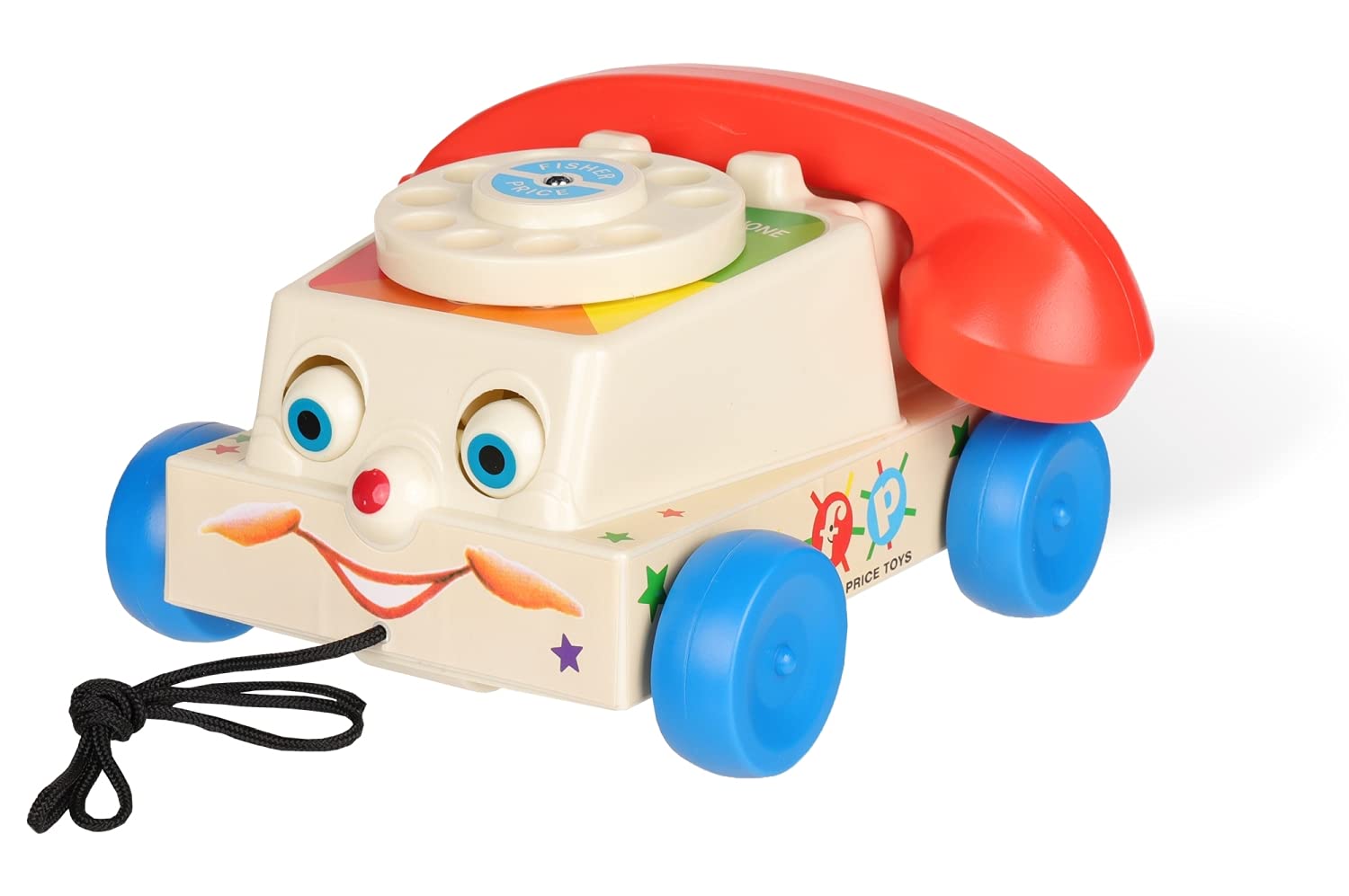 Fisher Price Chatter Telephone - Retro Push Along Toy for Toddlers 12M+