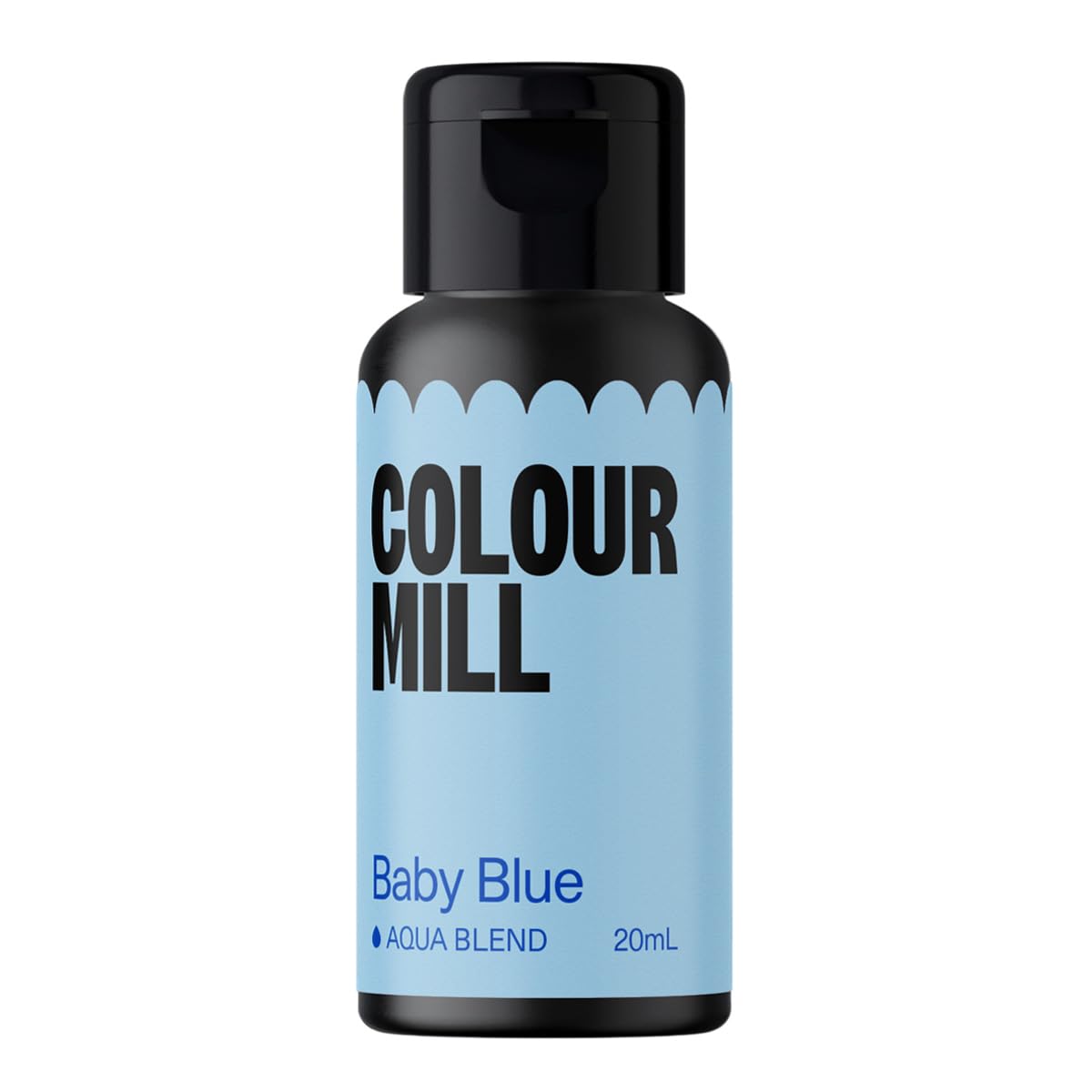 Colour Mill Aqua Blend Food Colouring Baby Blue - Water-Based, Highly Concentrated 20ml
