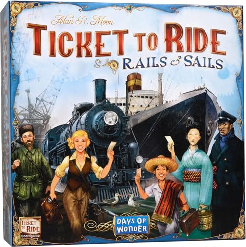 Days of Wonder Ticket to Ride Rails and Sails Board Game 8