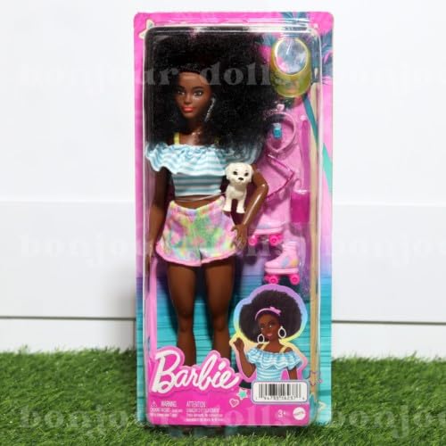 Barbie Doll with Roller Skates - Stylish Fashion Playset for Kids 3+ 7
