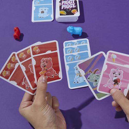 Hasbro Gaming Piggy Piggy Card Game for Family Fun, Strategy Game for 2-6 Players 5