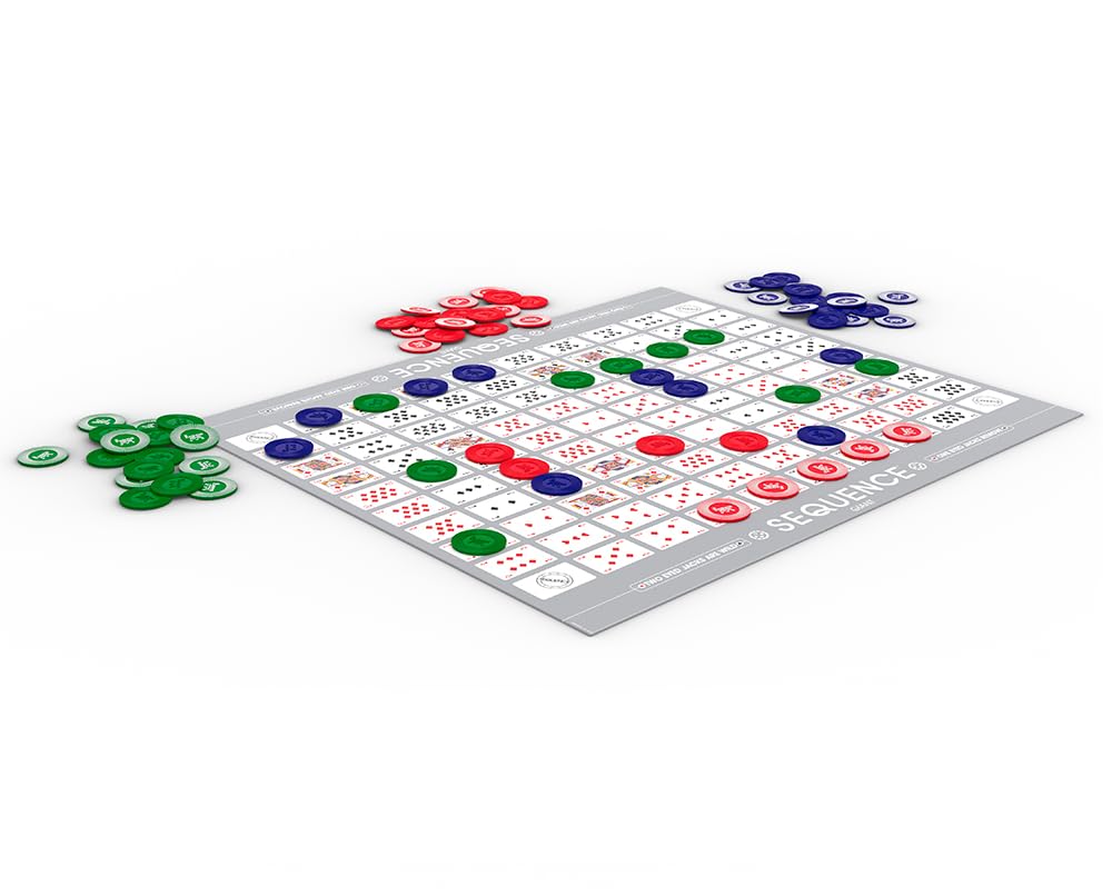 Jax Sequence Jumbo - Family Strategy Board Game | 2-12 Players | Ages 7+ 2