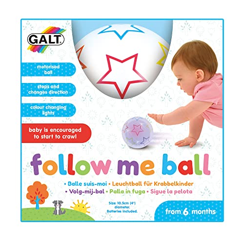 Galt Follow Me Ball - Colour Changing Motorised Baby Toy for Ages 6 Months+ 7
