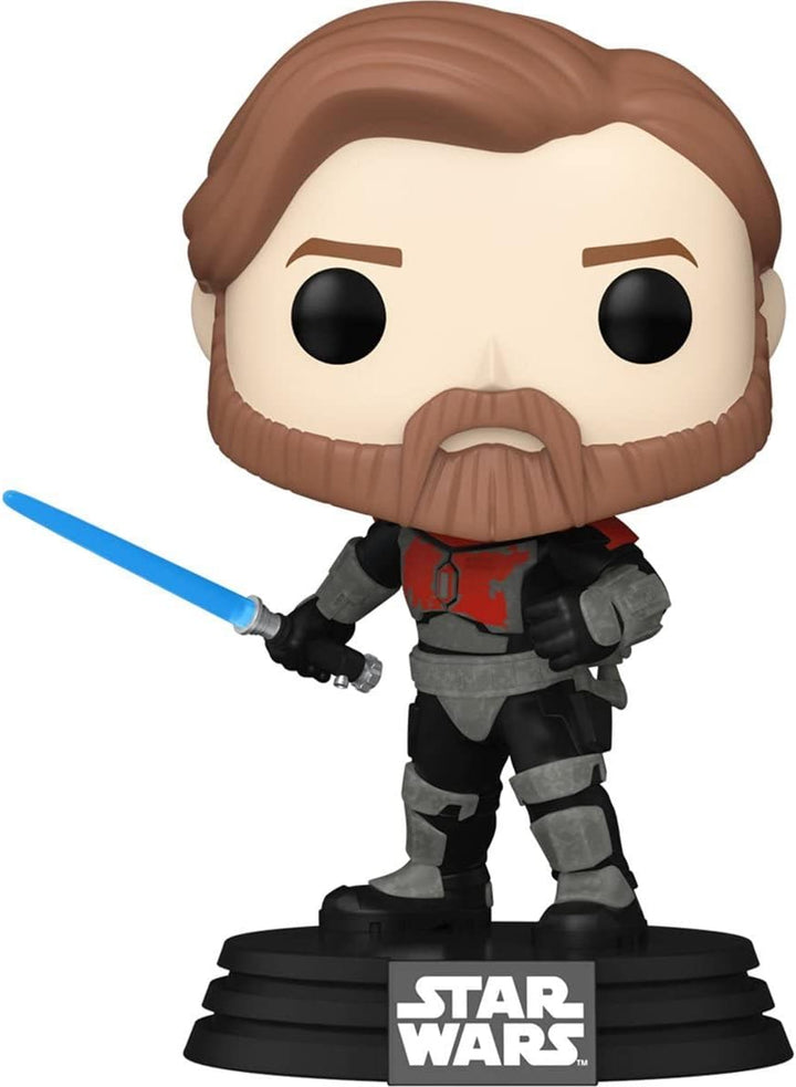 Funko Pop! Star Wars: The Clone Wars - Obi-Wan Kenobi Mandalorian Armor Vinyl Figure (#599)