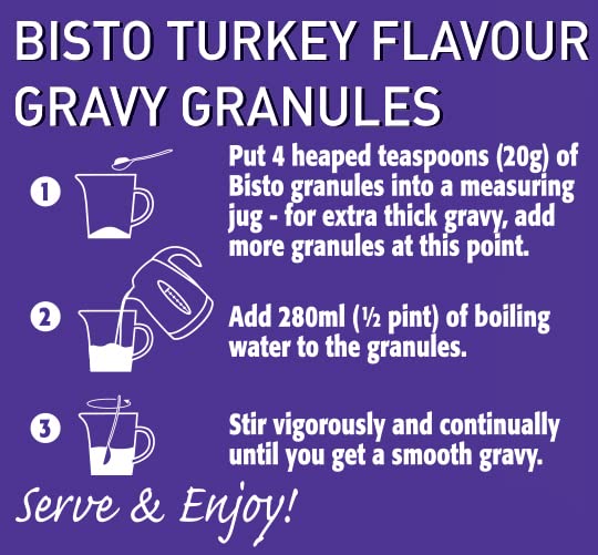 Bisto - Turkey Gravy Granules 190g