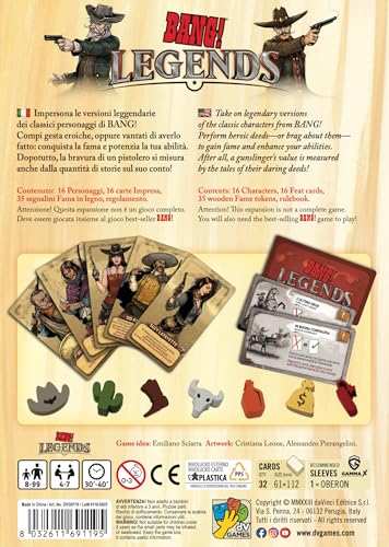 DV Games Bang Legends Strategy Card Game Expansion 10