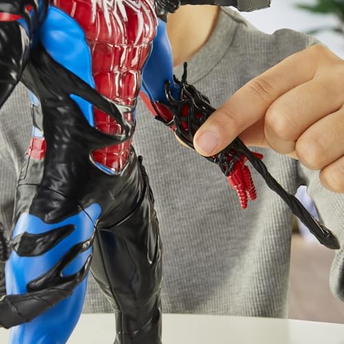 Marvel Spider-Man Liquid Shifter Action Figure - Venomized Transformation, 11-Inch Titan Hero Series Toy for Ages 4+ 13