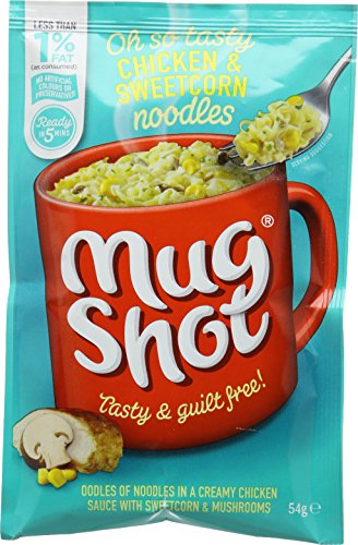 Mug Shot - Chicken & Sweetcorn Noodles Instant Meal Cup 4