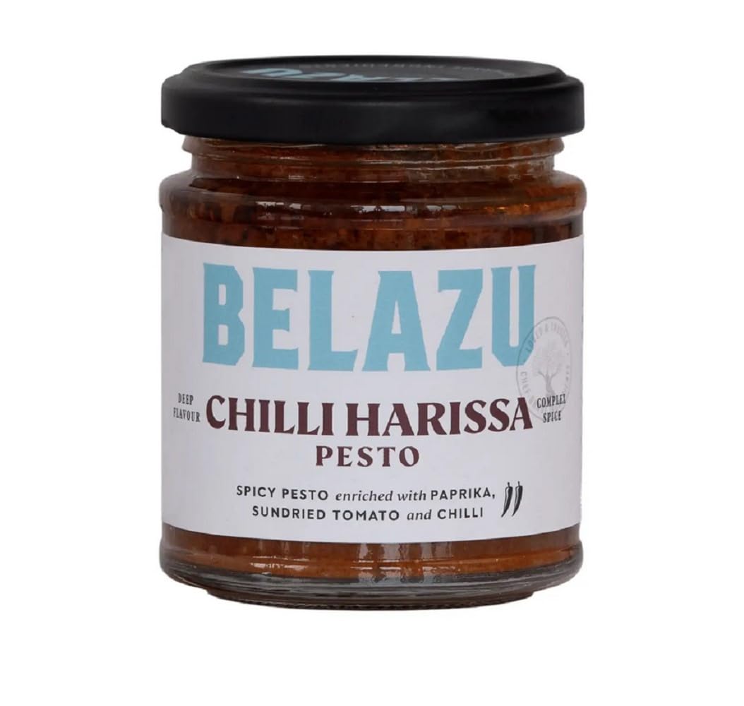 Belazu Vegan Rose Harissa Chilli Pesto, 165g