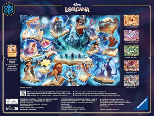 Ravensburger Disney Lorcana Glimmers of the Realm: Sapphire 1000-Piece Puzzle 9