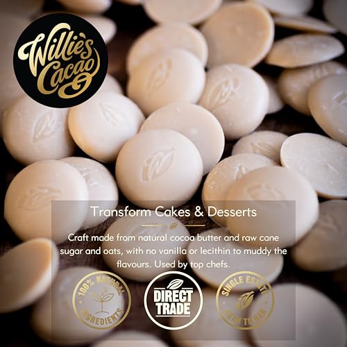 Willie's Cacao - Vegan White Chocolate Chef's Drops1kg - Couverture Chocolate 6