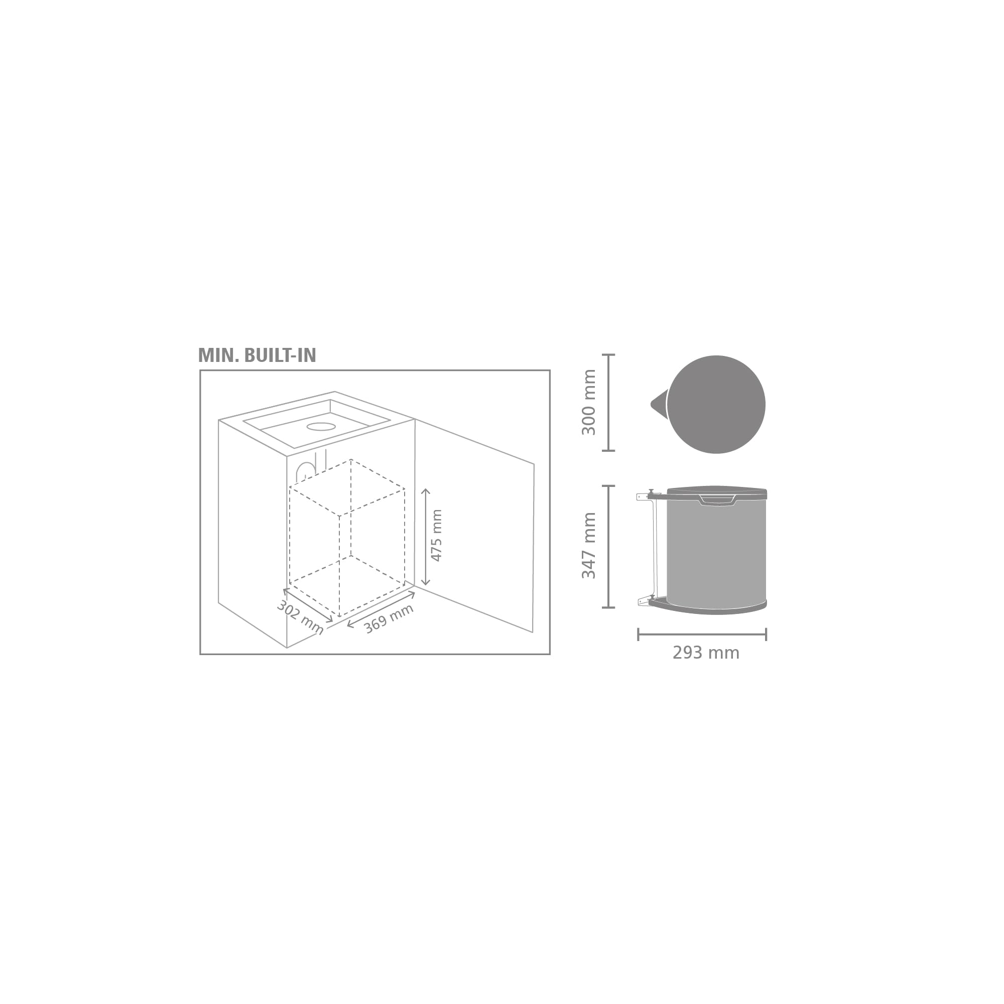 Brabantia PerfectFit Bin Liners - Code H | 60 Litre Capacity | 40 Count | Tear-Resistant Plastic 5
