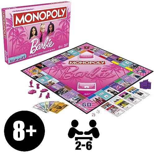 Monopoly Barbie Edition Board Game 6